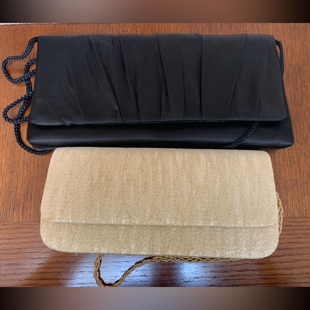 Bundle of La Regale Vintage Purses. Black and Gold